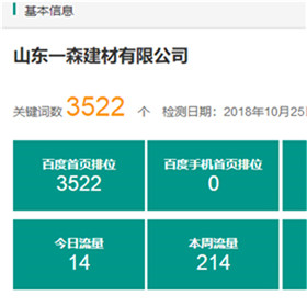 建材公司百度霸屏推广案例