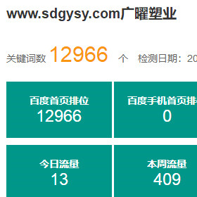 塑料行业关键词百度霸屏推广