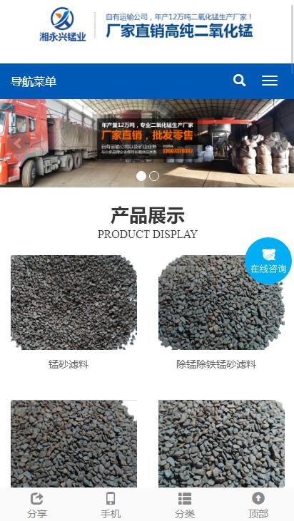 手机网站截图