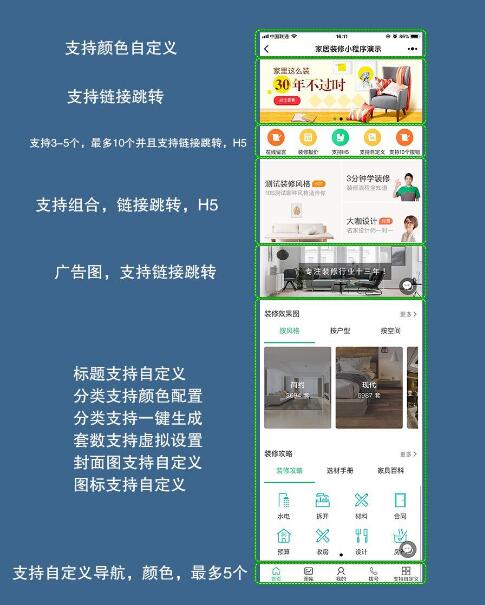 用户可以预览自己想要的风格